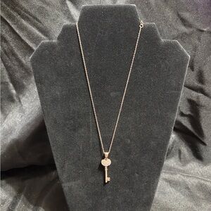 Park lane Secret Elegant Gold Key Pendant Necklace
